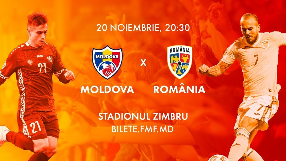 După mai bine de 24 ani, Naționalele Moldovei și României se întâlnesc din nou la Chișinău, într-un meci amical, care se va disputa pe stadionul Zimbru.