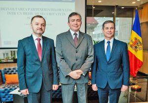 Secretarul de stat Ruslan Bolbocean a participat la conferința „Dezvoltarea parteneriatelor NATO într-un mediu de securitate în schimbare”, organizată de Centrul de Informare și Documentare privind NATO din Chișinău, Oficiul de Legătură NATO în Republica Moldova în parteneriat cu Ministerul Afacerilor Externe și Integrării Europene și Ministerul Apărării