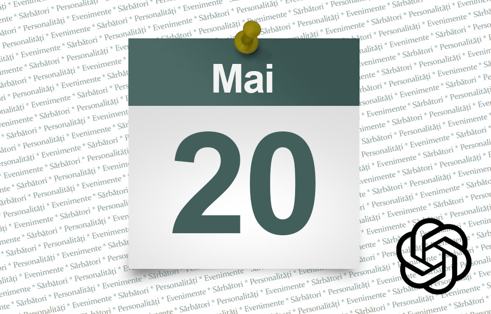 Сhintesenţa сelor mai importante evenimente, sărbători naționale, internaționale și religioase, personalități legate de ziua de azi.