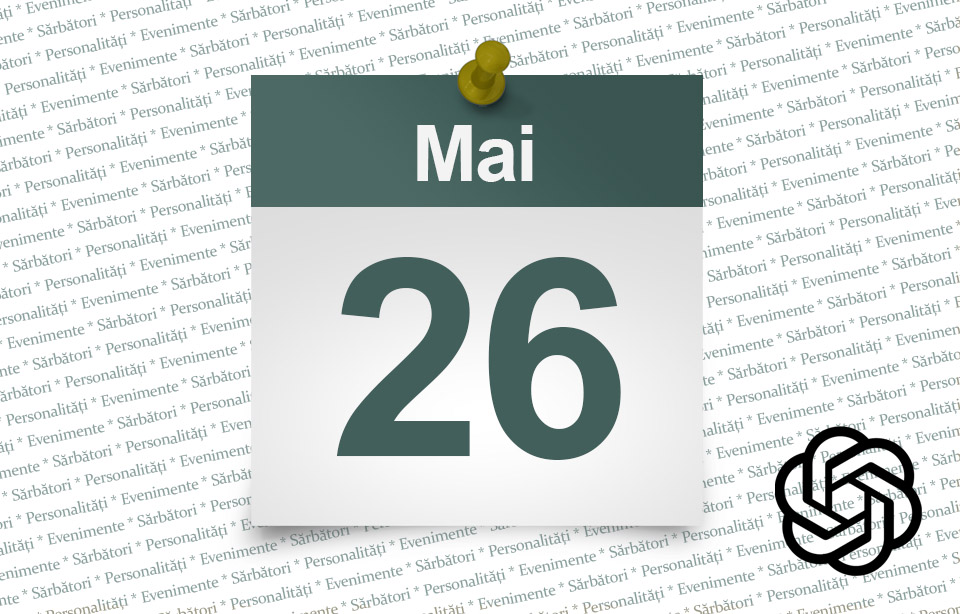 Сhintesenţa сelor mai importante evenimente, sărbători naționale, internaționale și religioase, personalități legate de ziua de azi